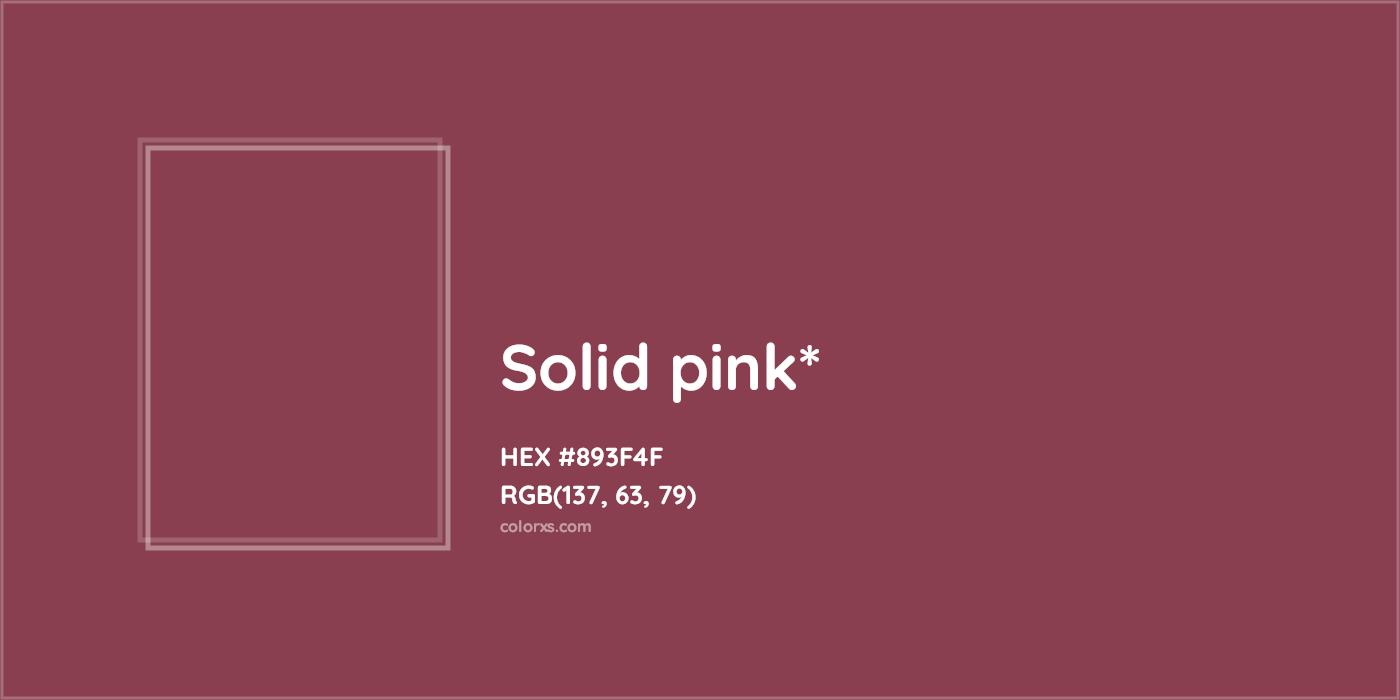 HEX #893F4F Color Name, Color Code, Palettes, Similar Paints, Images