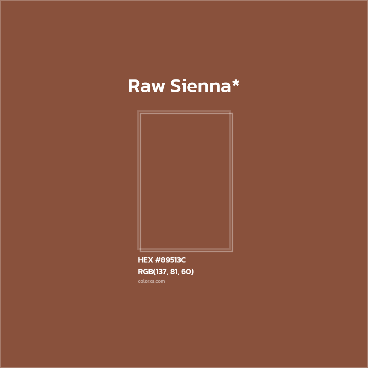 HEX #89513C Color Name, Color Code, Palettes, Similar Paints, Images