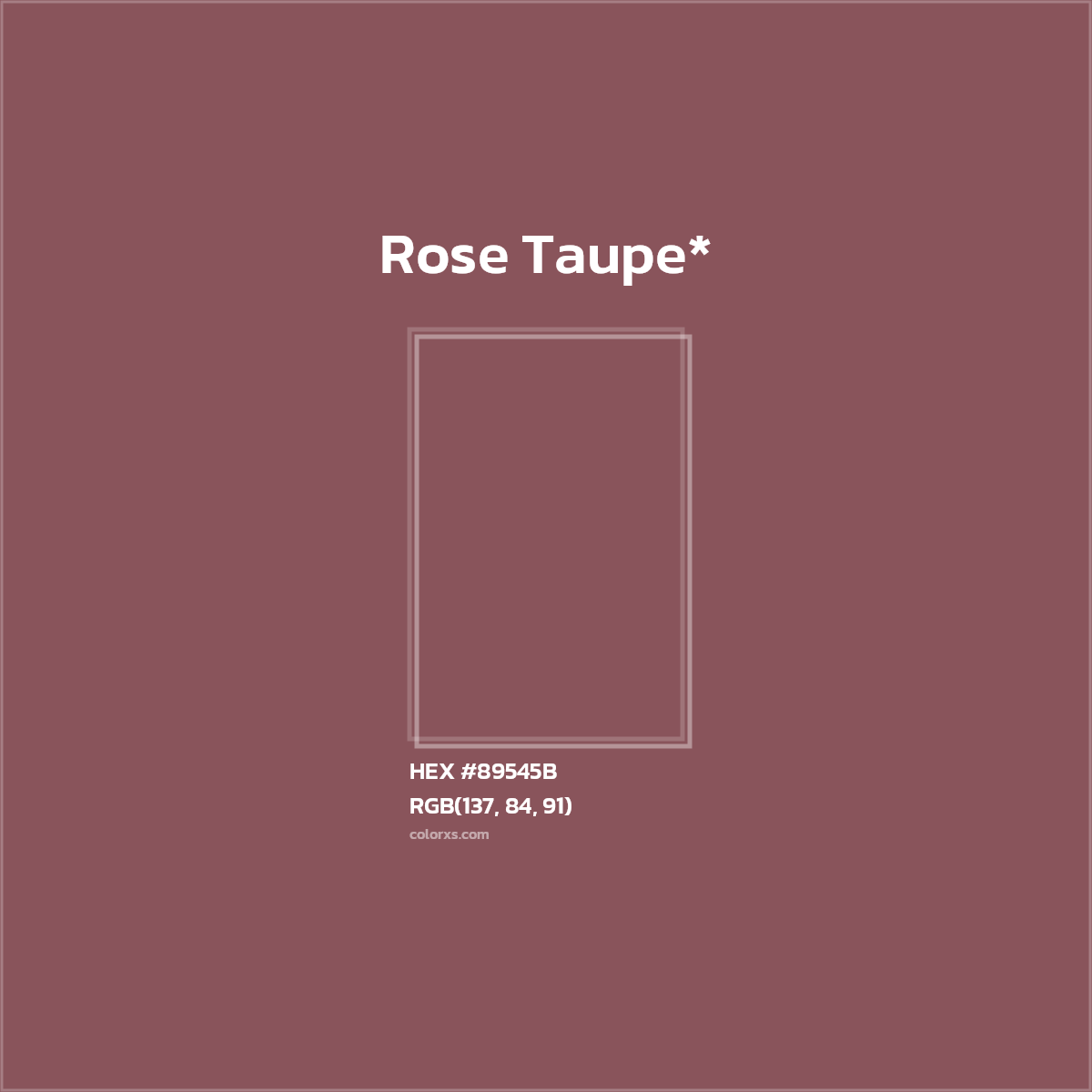 HEX #89545B Color Name, Color Code, Palettes, Similar Paints, Images