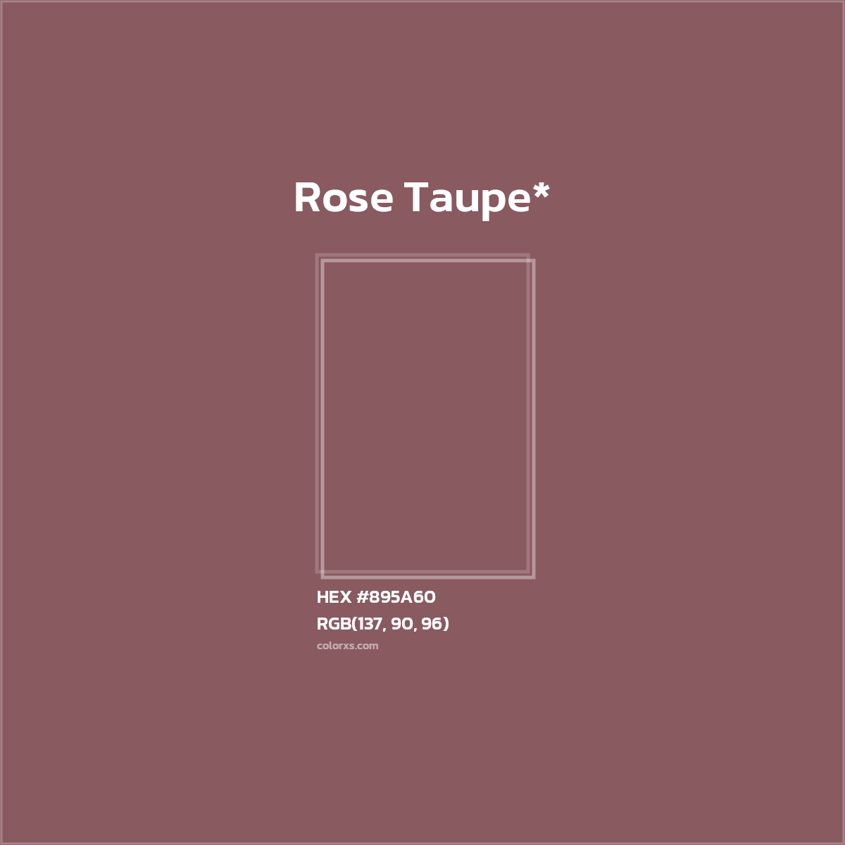 HEX #895A60 Color Name, Color Code, Palettes, Similar Paints, Images