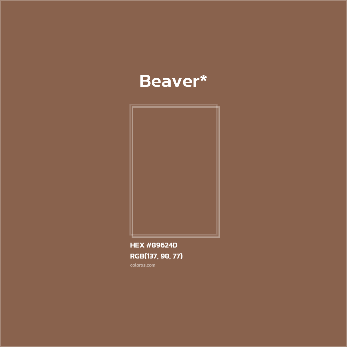 HEX #89624D Color Name, Color Code, Palettes, Similar Paints, Images
