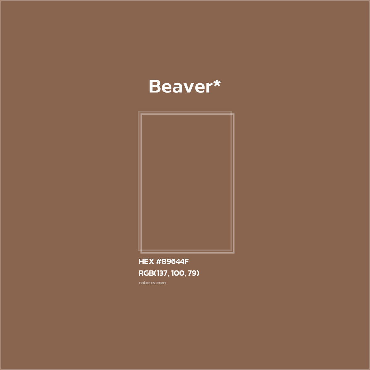 HEX #89644F Color Name, Color Code, Palettes, Similar Paints, Images