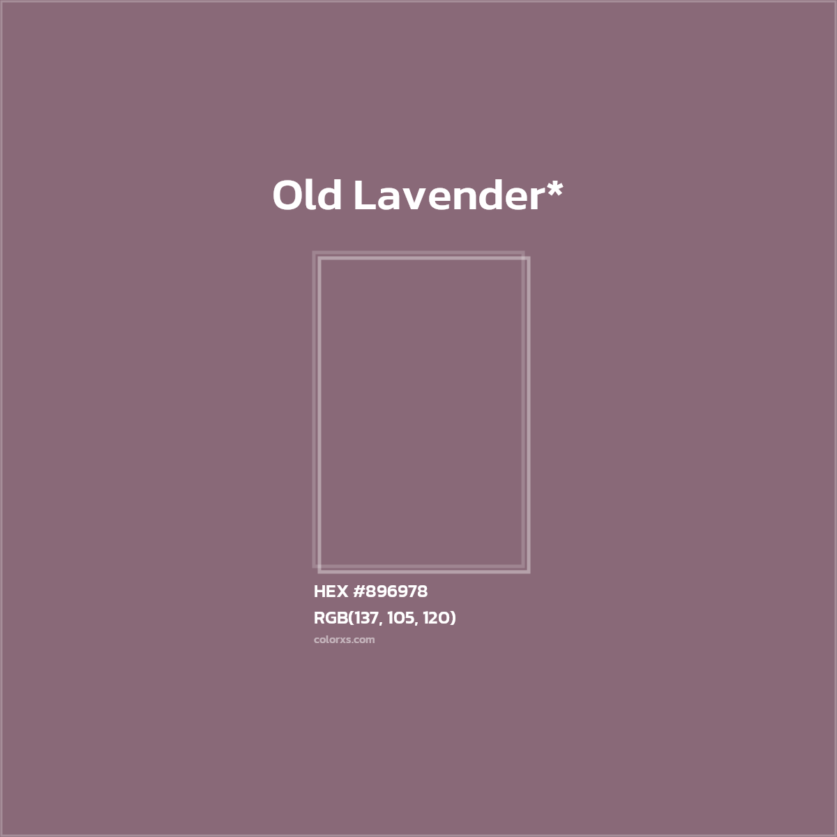 HEX #896978 Color Name, Color Code, Palettes, Similar Paints, Images