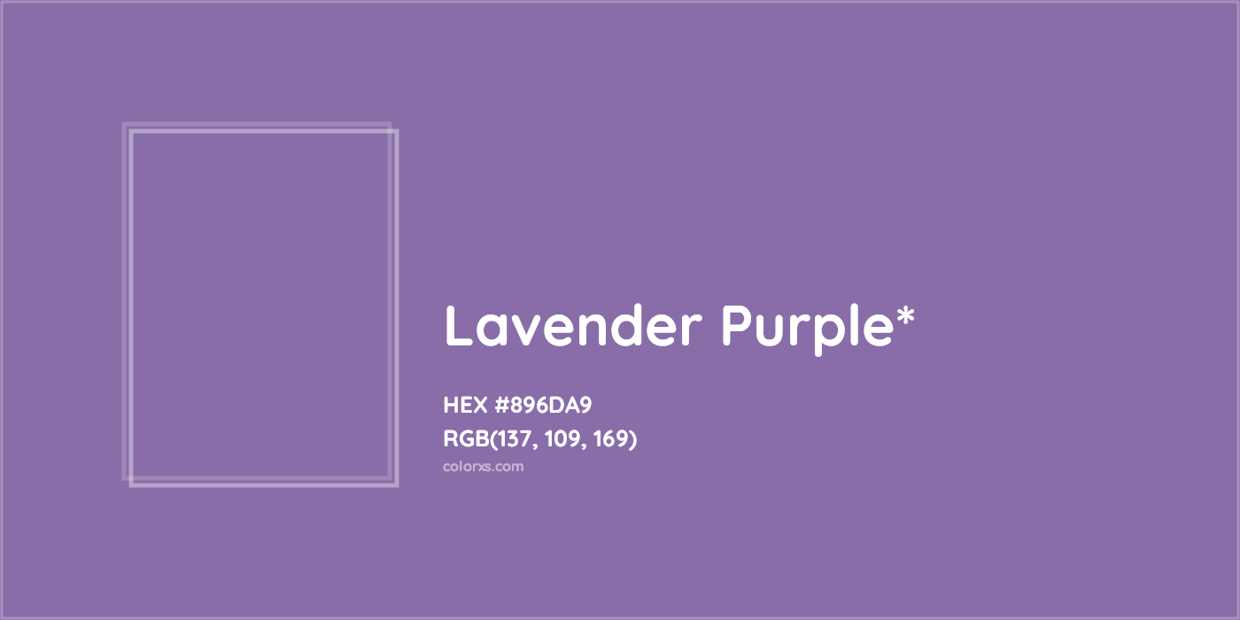 HEX #896DA9 Color Name, Color Code, Palettes, Similar Paints, Images