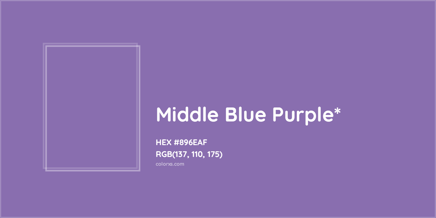 HEX #896EAF Color Name, Color Code, Palettes, Similar Paints, Images