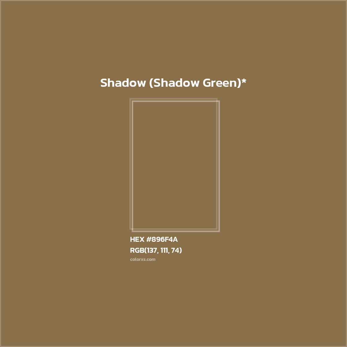 HEX #896F4A Color Name, Color Code, Palettes, Similar Paints, Images
