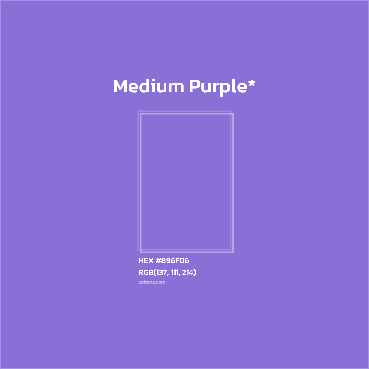 HEX #896FD6 Color Name, Color Code, Palettes, Similar Paints, Images