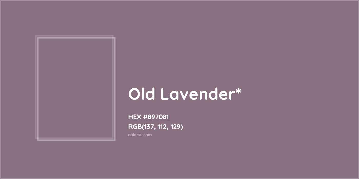 HEX #897081 Color Name, Color Code, Palettes, Similar Paints, Images