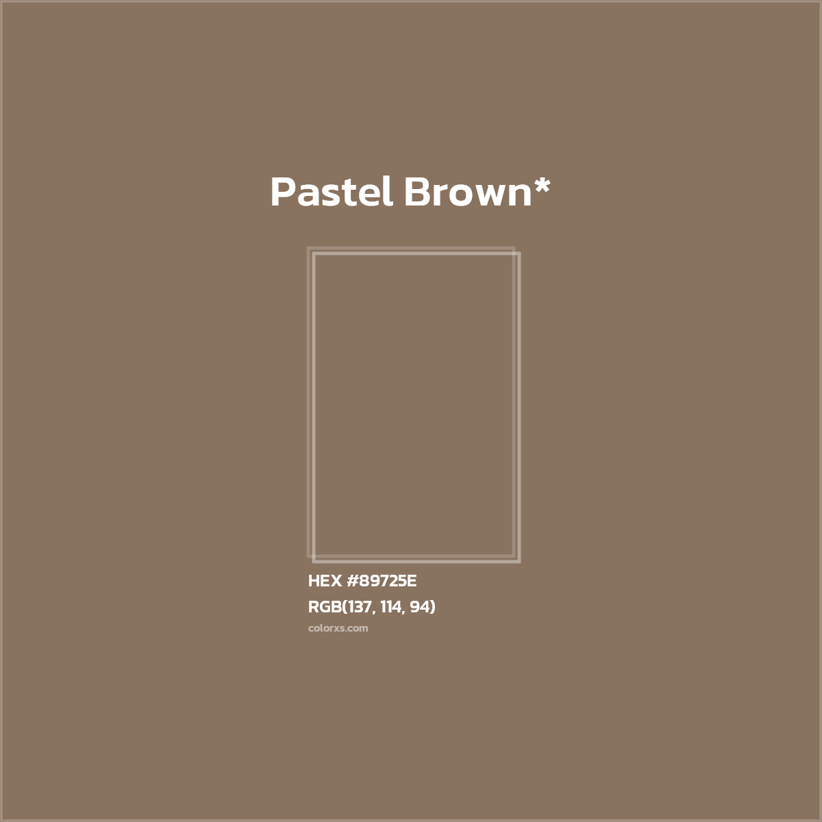 HEX #89725E Color Name, Color Code, Palettes, Similar Paints, Images