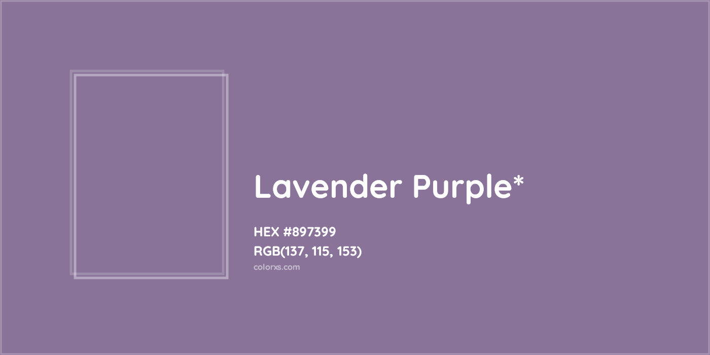 HEX #897399 Color Name, Color Code, Palettes, Similar Paints, Images