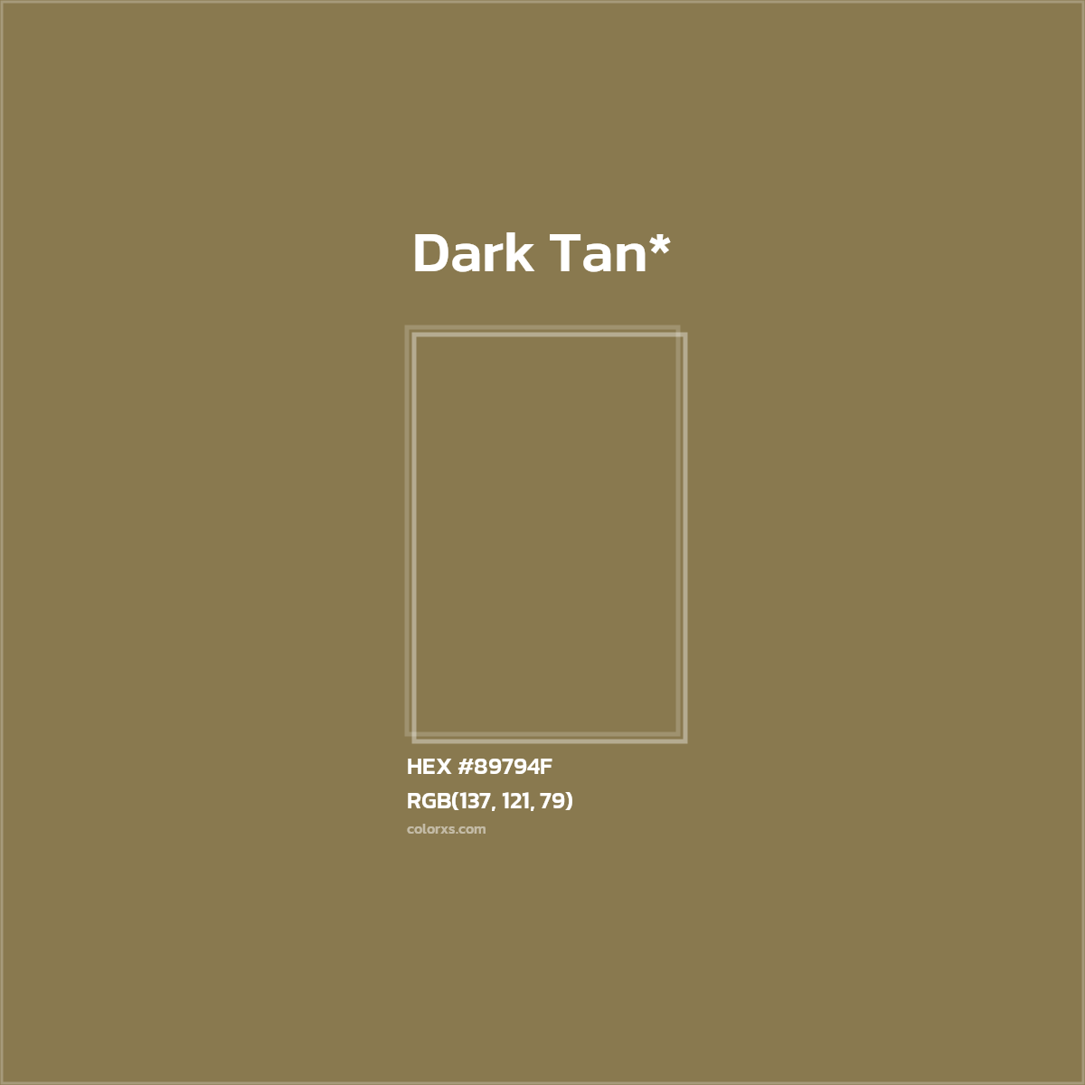 HEX #89794F Color Name, Color Code, Palettes, Similar Paints, Images