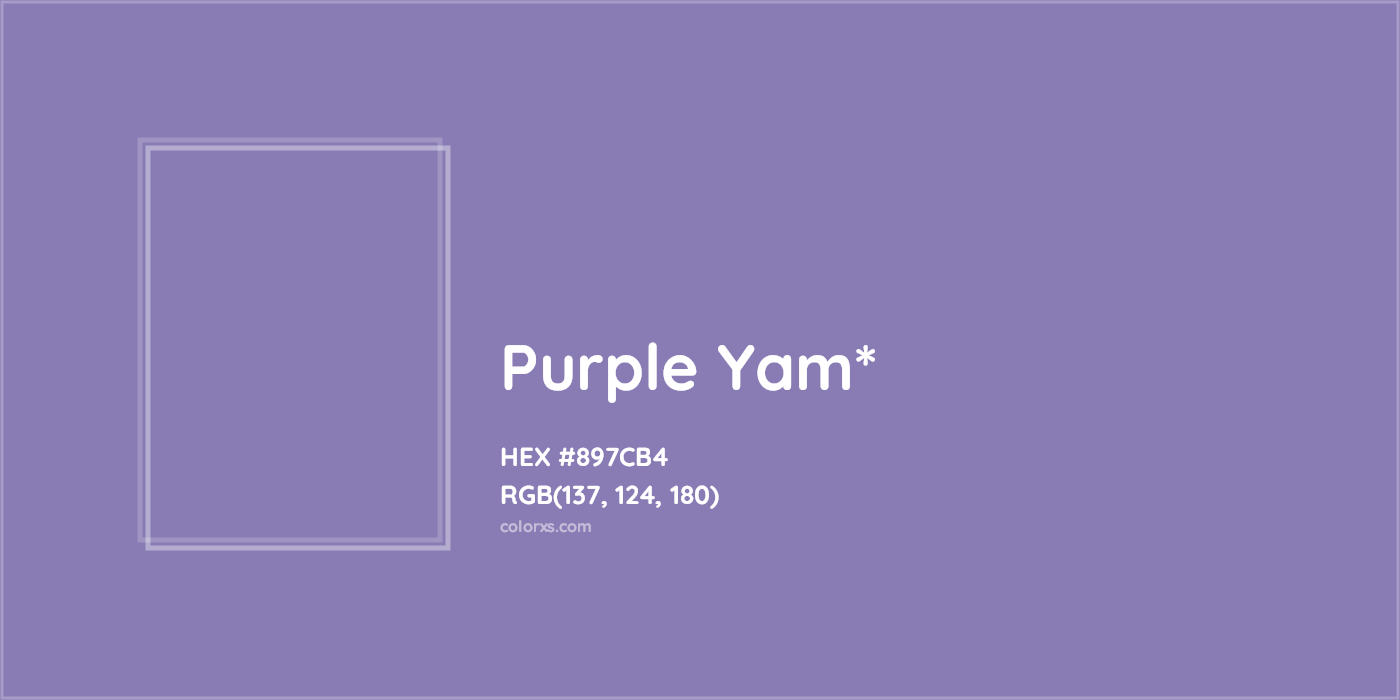 HEX #897CB4 Color Name, Color Code, Palettes, Similar Paints, Images