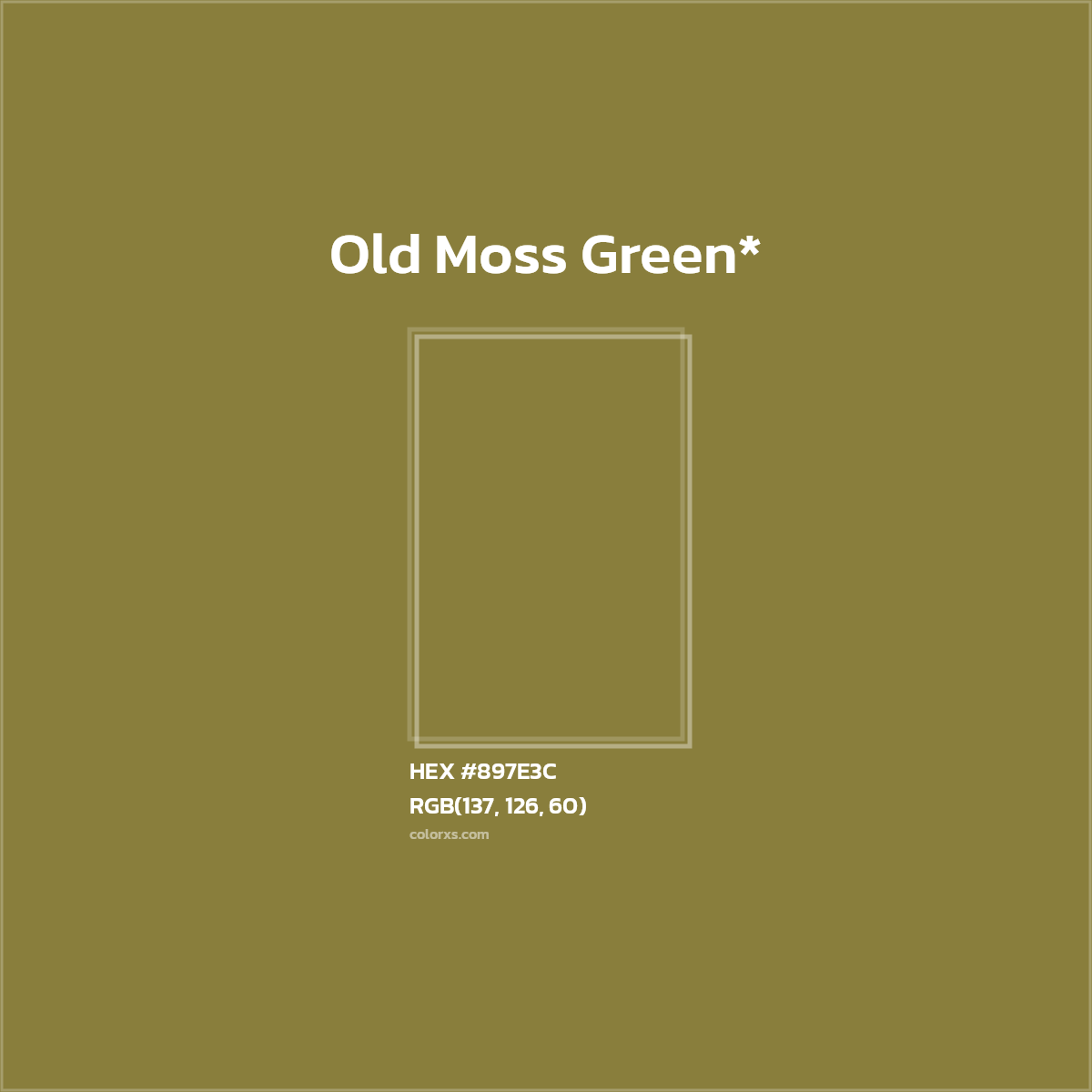 HEX #897E3C Color Name, Color Code, Palettes, Similar Paints, Images