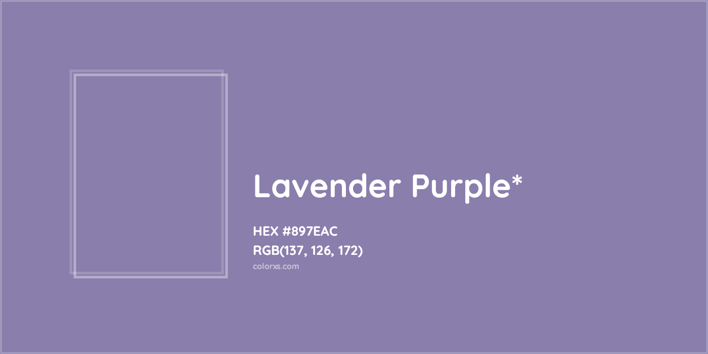 HEX #897EAC Color Name, Color Code, Palettes, Similar Paints, Images