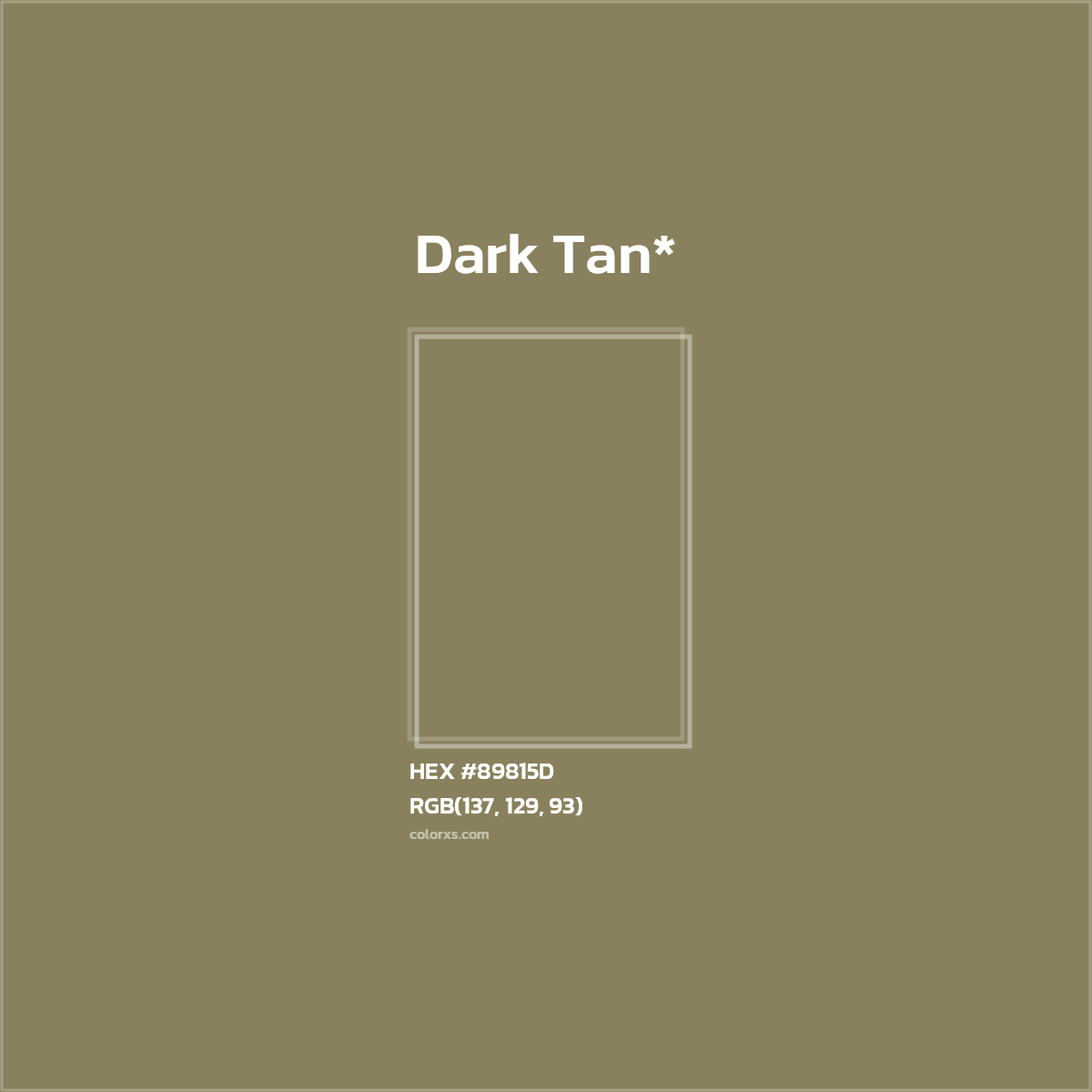 HEX #89815D Color Name, Color Code, Palettes, Similar Paints, Images
