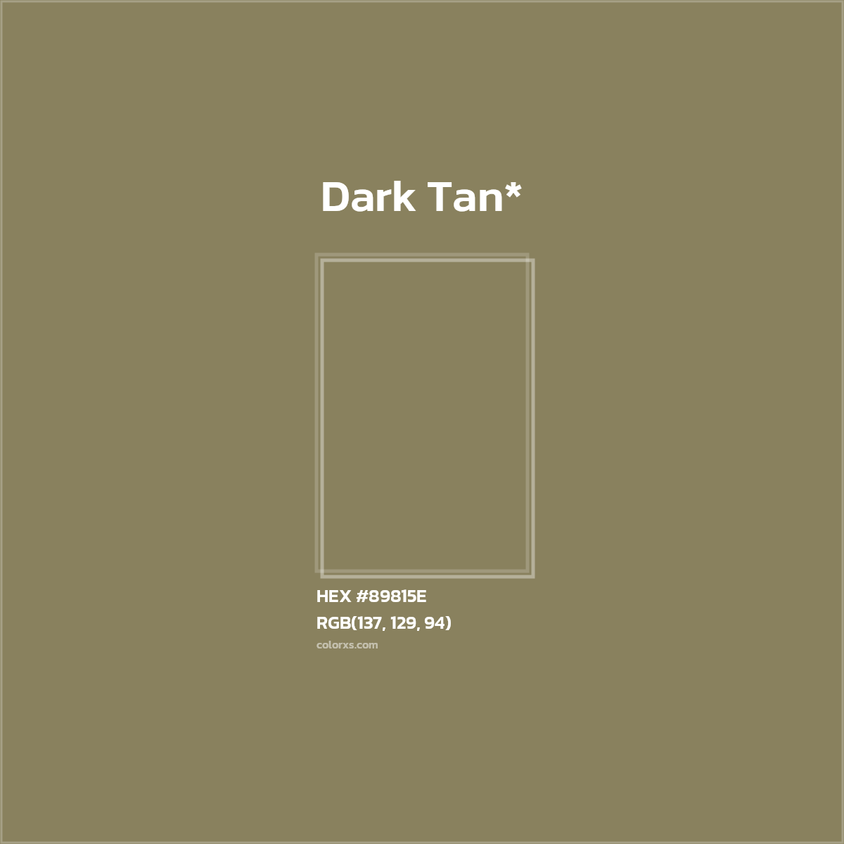 HEX #89815E Color Name, Color Code, Palettes, Similar Paints, Images