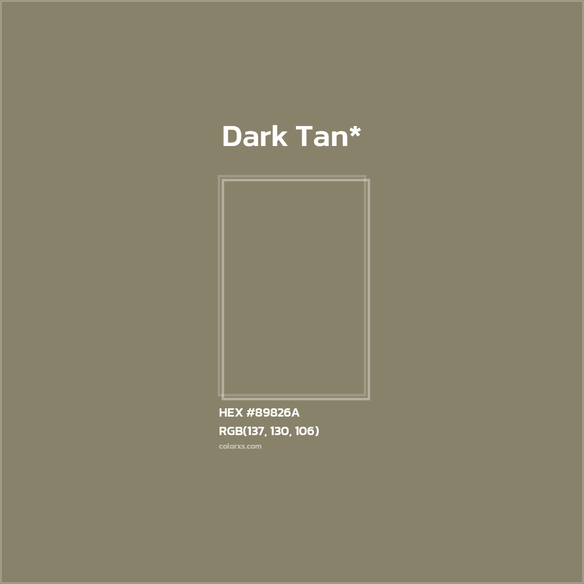 HEX #89826A Color Name, Color Code, Palettes, Similar Paints, Images