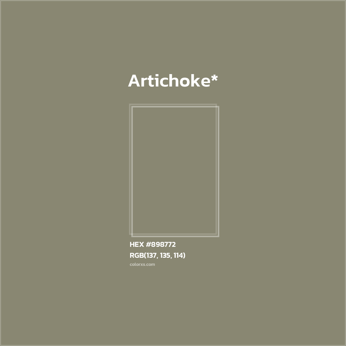 HEX #898772 Color Name, Color Code, Palettes, Similar Paints, Images
