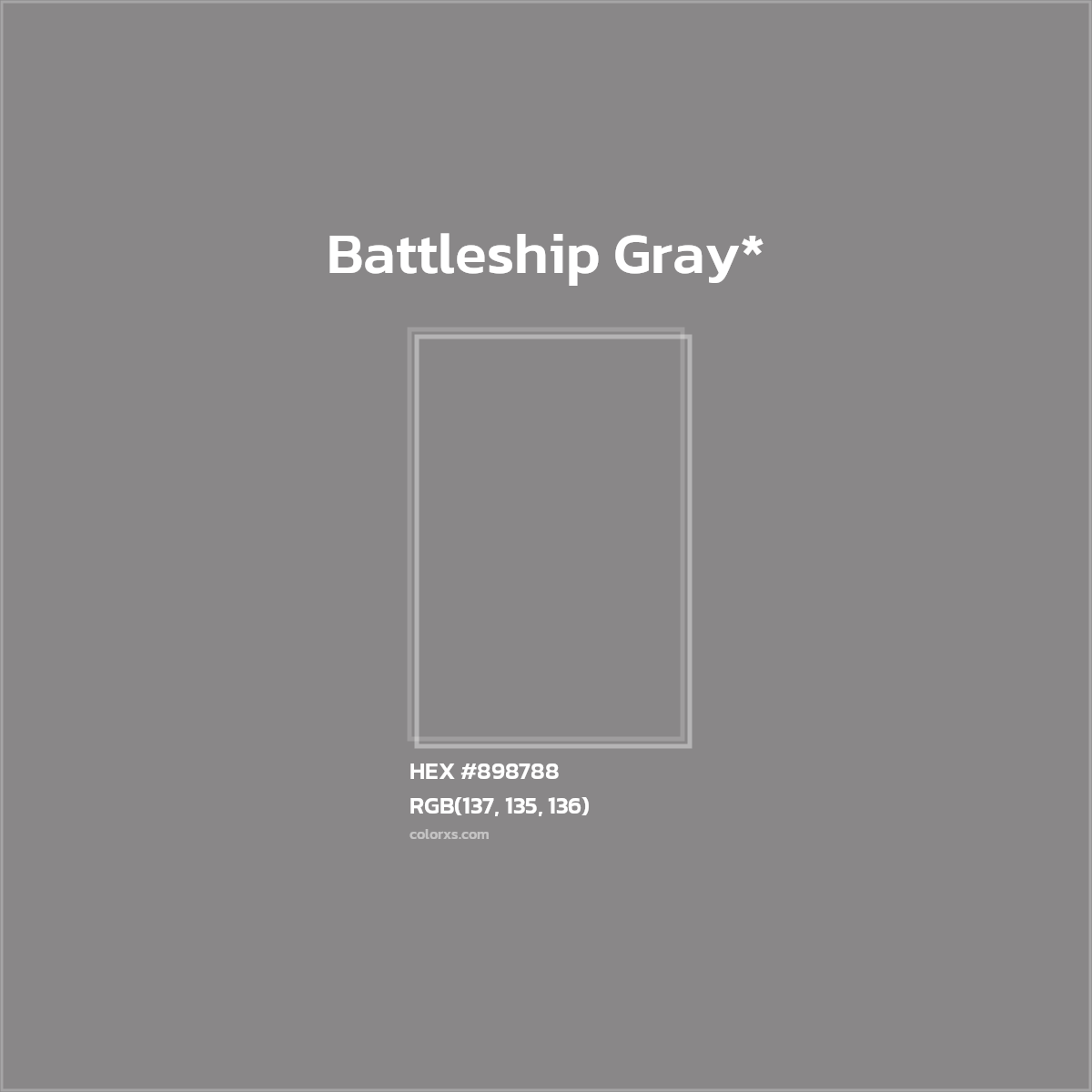 HEX #898788 Color Name, Color Code, Palettes, Similar Paints, Images