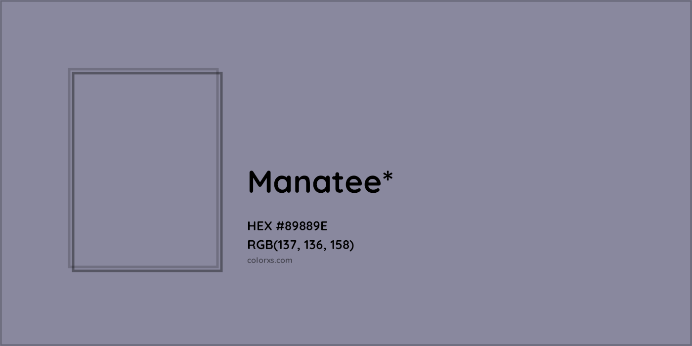 HEX #89889E Color Name, Color Code, Palettes, Similar Paints, Images
