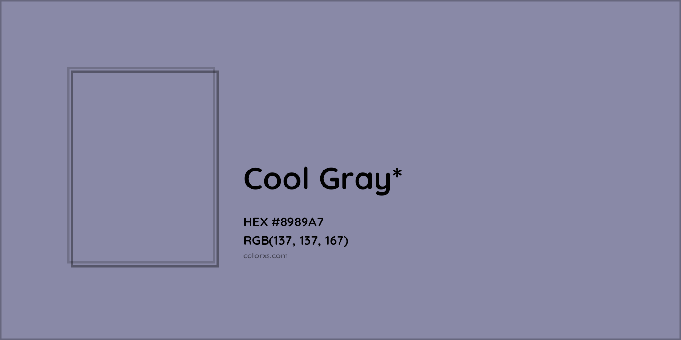 HEX #8989A7 Color Name, Color Code, Palettes, Similar Paints, Images