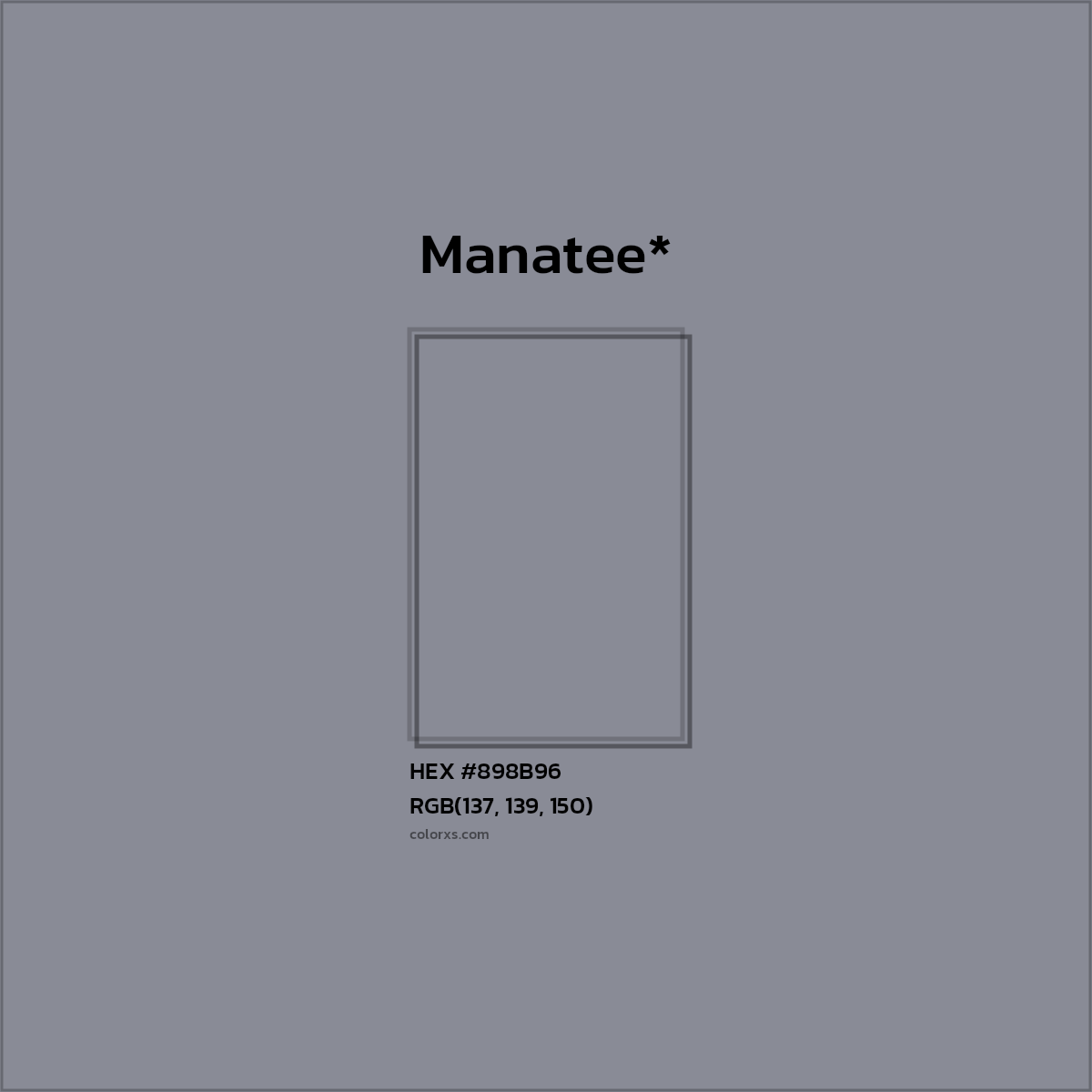 HEX #898B96 Color Name, Color Code, Palettes, Similar Paints, Images