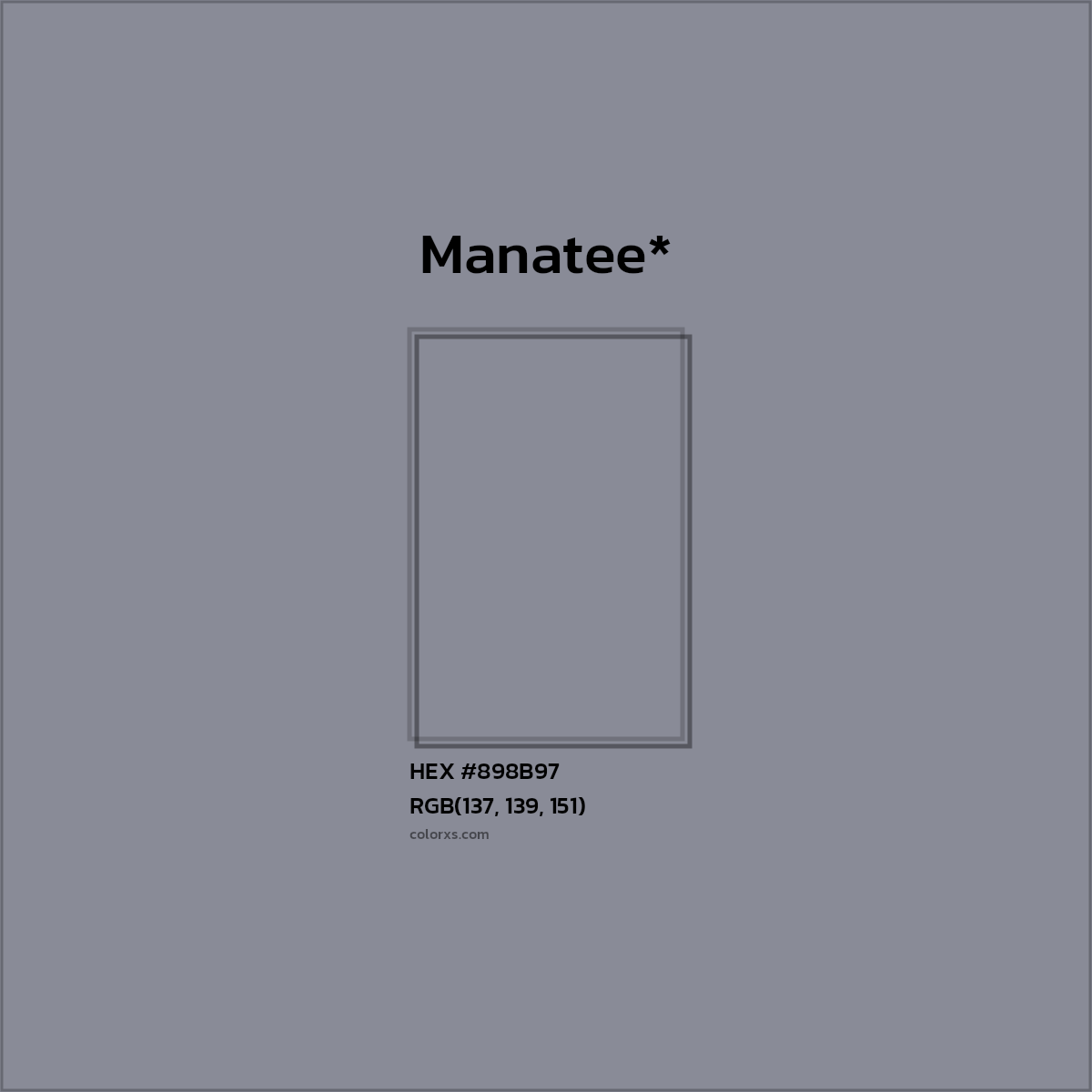 HEX #898B97 Color Name, Color Code, Palettes, Similar Paints, Images
