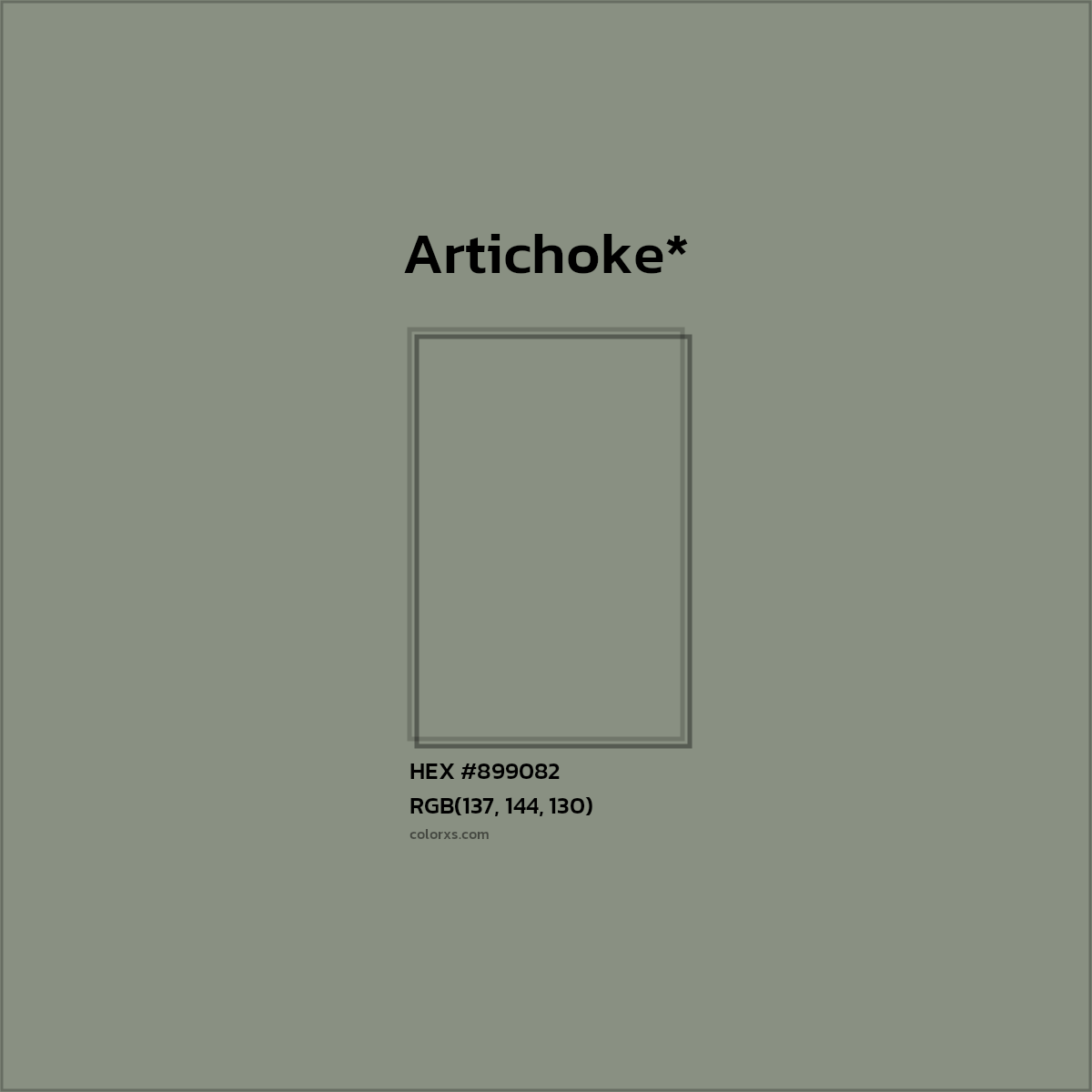 HEX #899082 Color Name, Color Code, Palettes, Similar Paints, Images