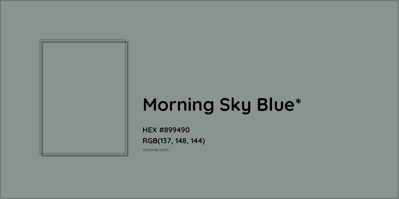 HEX #899490 Color Name, Color Code, Palettes, Similar Paints, Images