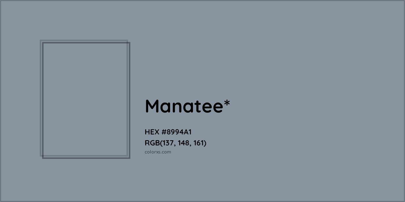 HEX #8994A1 Color Name, Color Code, Palettes, Similar Paints, Images