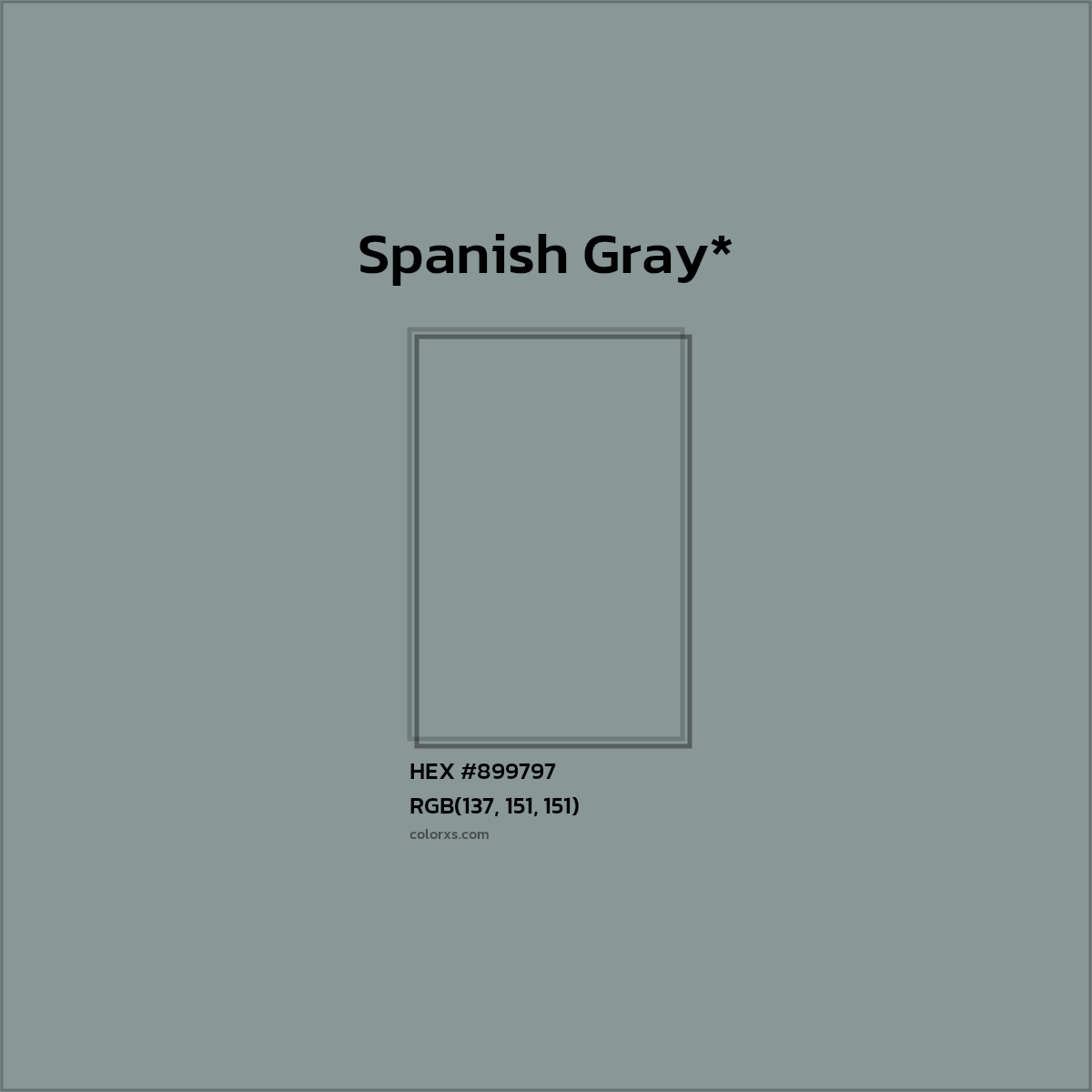 HEX #899797 Color Name, Color Code, Palettes, Similar Paints, Images