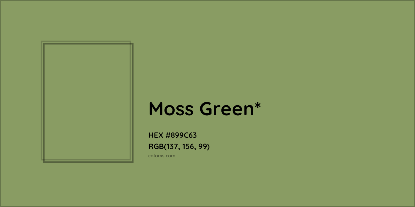 HEX #899C63 Color Name, Color Code, Palettes, Similar Paints, Images
