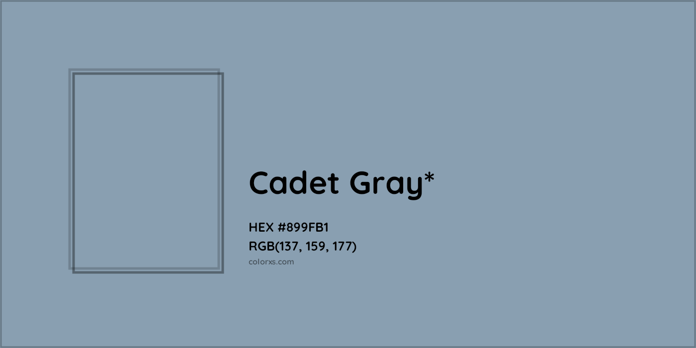 HEX #899FB1 Color Name, Color Code, Palettes, Similar Paints, Images