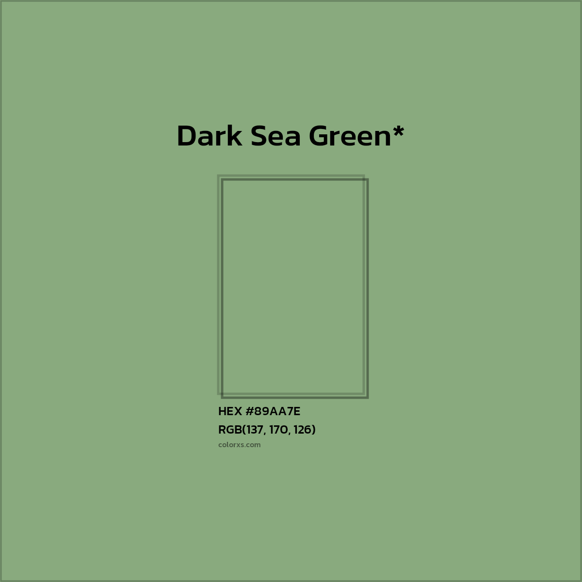 HEX #89AA7E Color Name, Color Code, Palettes, Similar Paints, Images