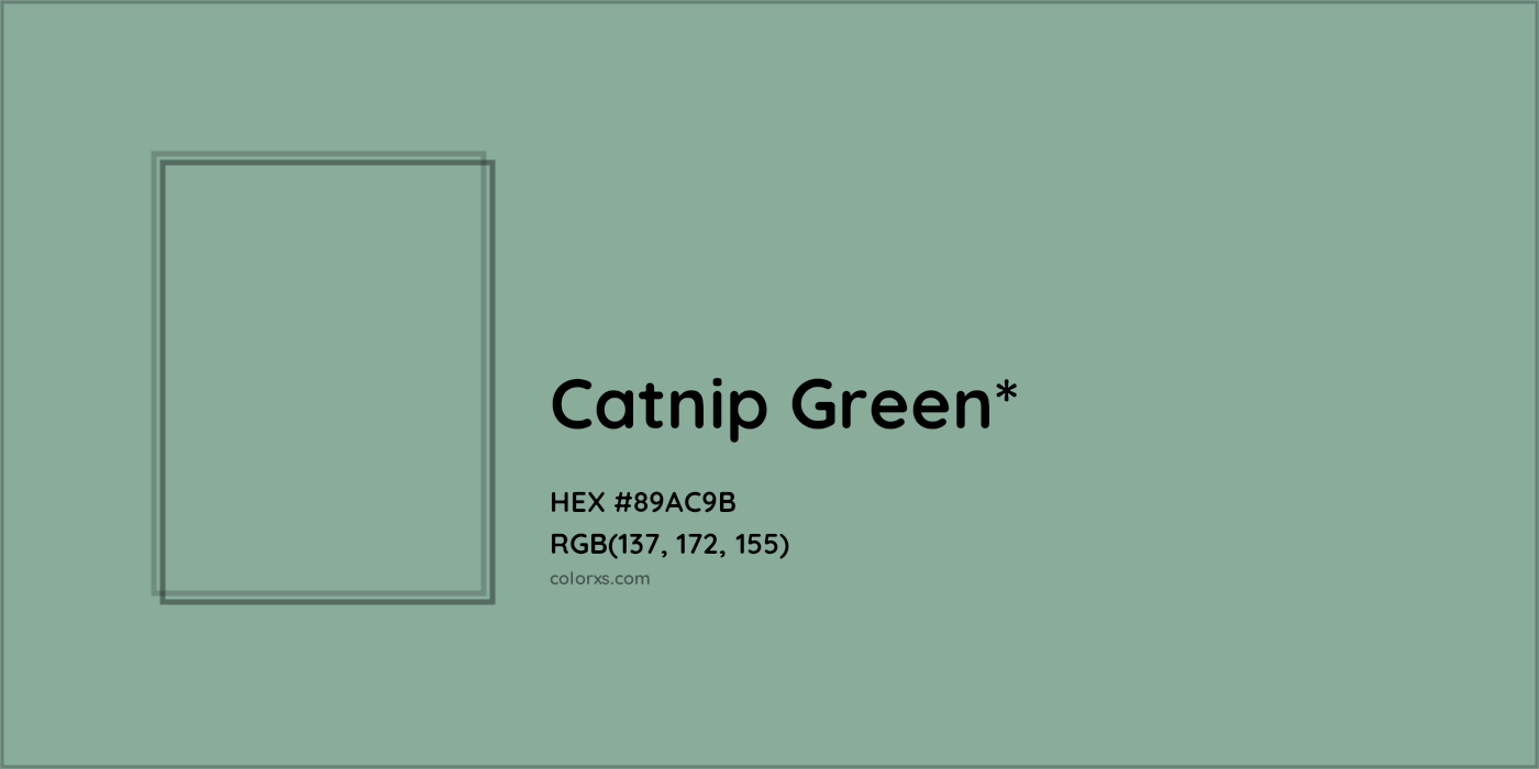 HEX #89AC9B Color Name, Color Code, Palettes, Similar Paints, Images