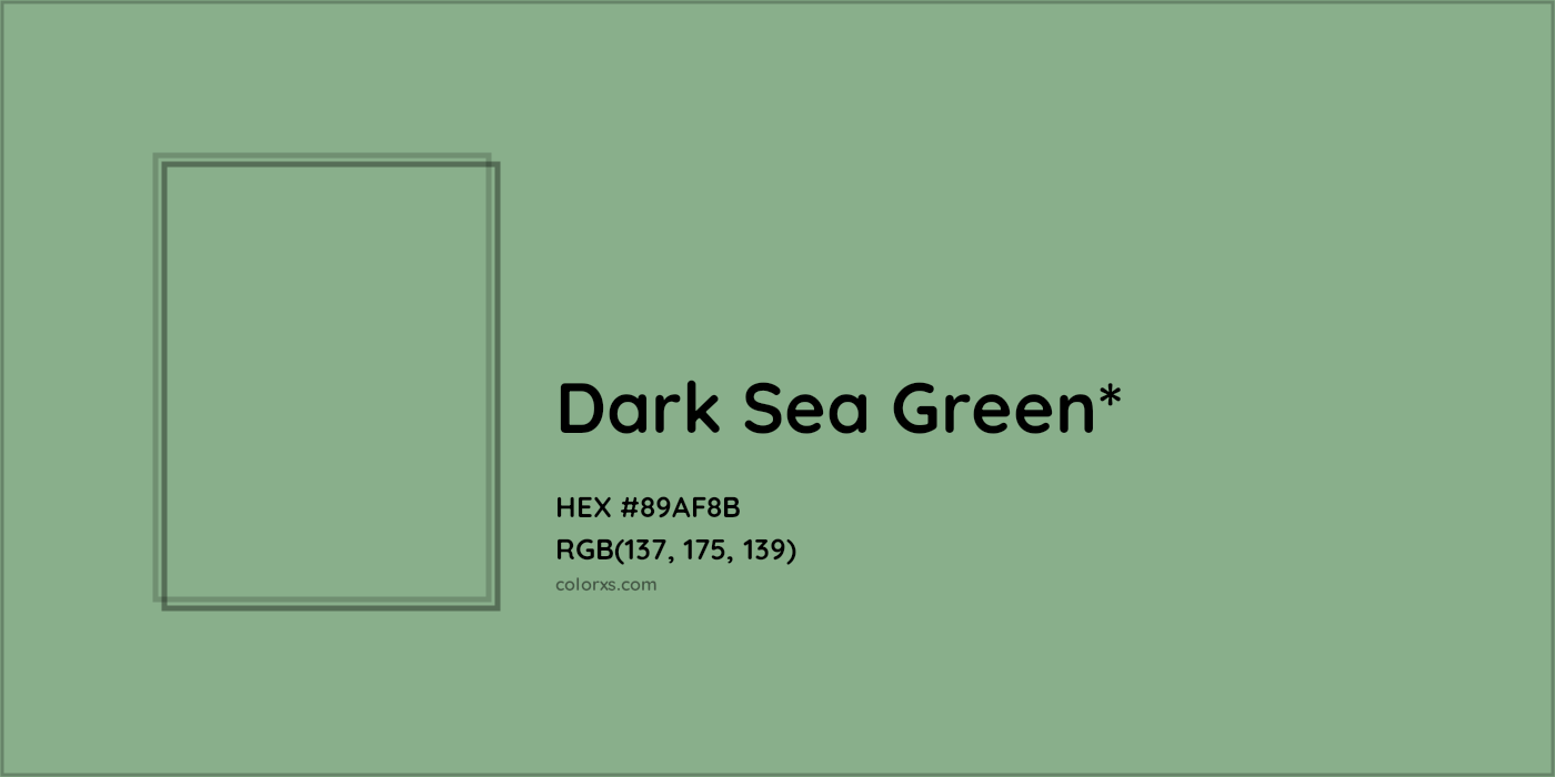 HEX #89AF8B Color Name, Color Code, Palettes, Similar Paints, Images