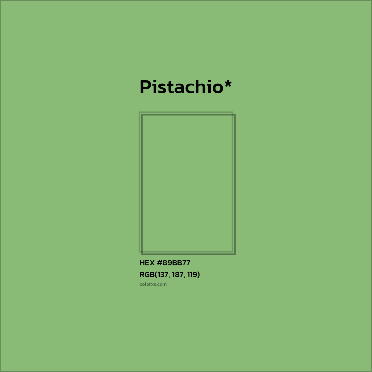 HEX #89BB77 Color Name, Color Code, Palettes, Similar Paints, Images