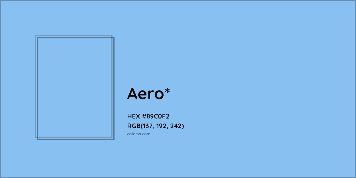 HEX #89C0F2 Color Name, Color Code, Palettes, Similar Paints, Images