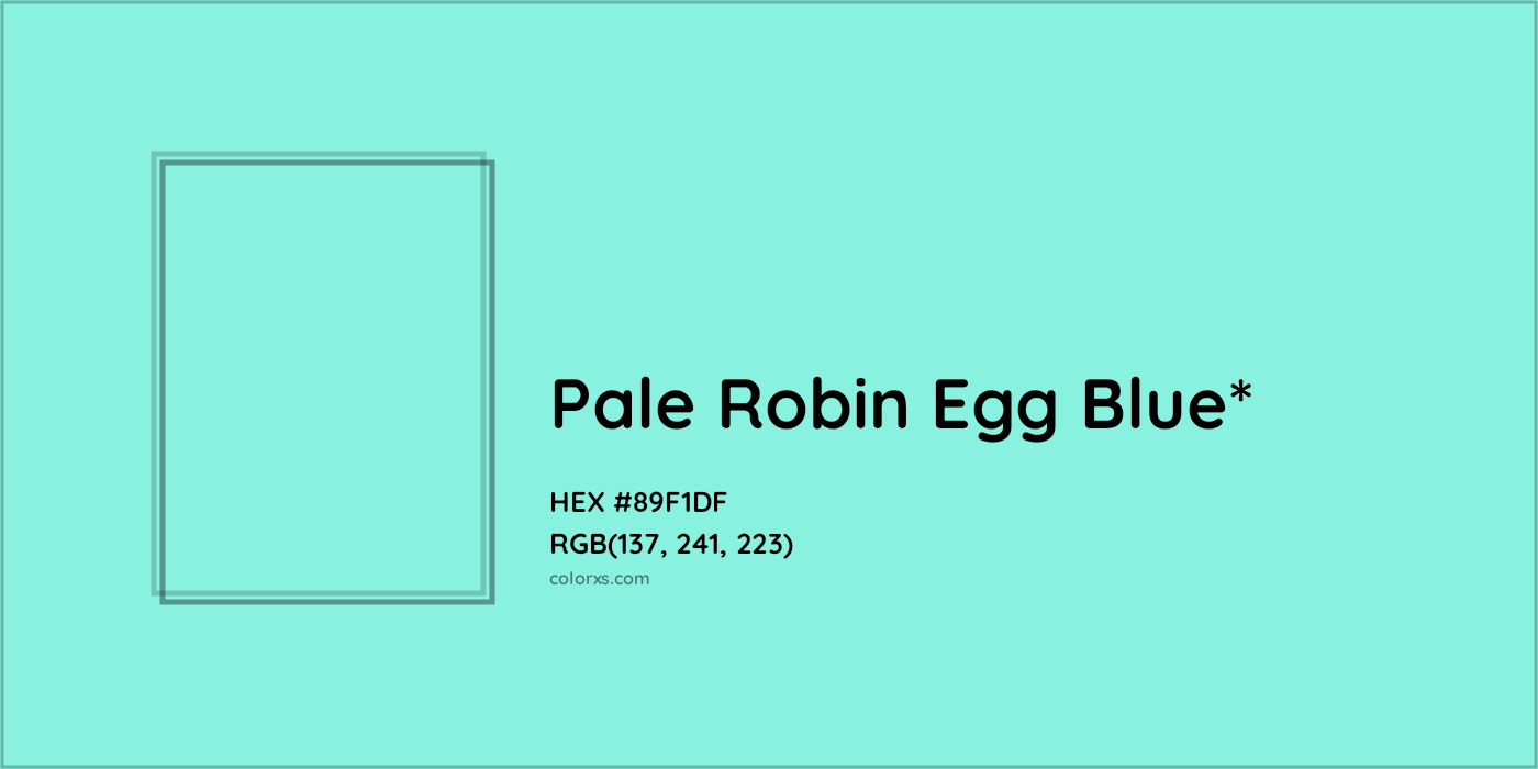 HEX #89F1DF Color Name, Color Code, Palettes, Similar Paints, Images