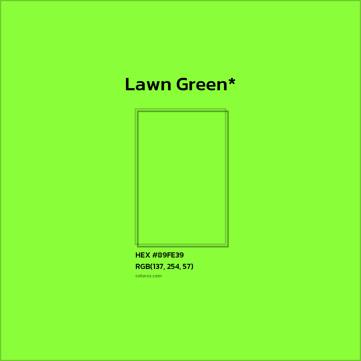 HEX #89FE39 Color Name, Color Code, Palettes, Similar Paints, Images