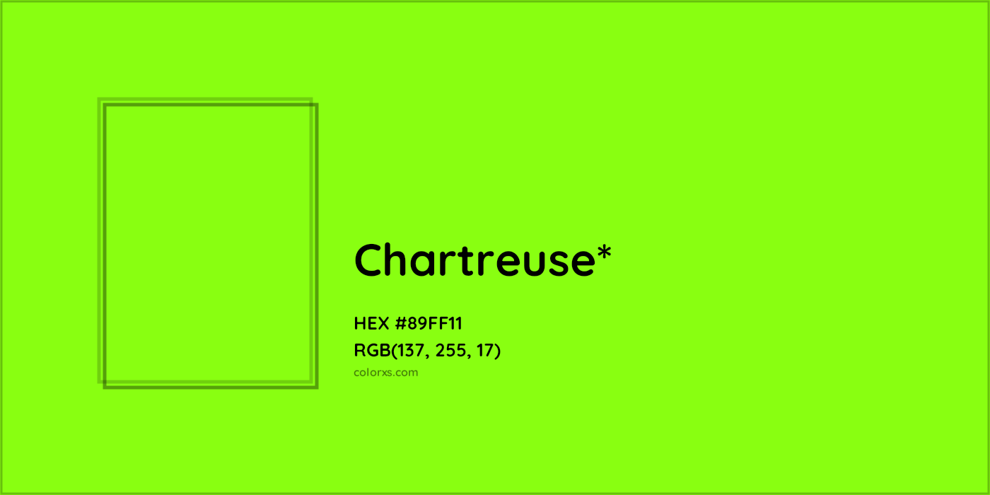 HEX #89FF11 Color Name, Color Code, Palettes, Similar Paints, Images