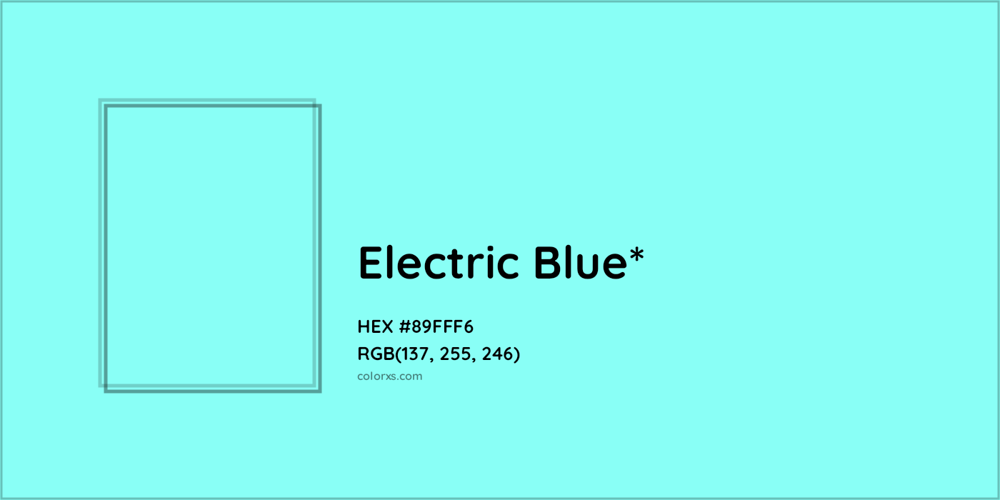 HEX #89FFF6 Color Name, Color Code, Palettes, Similar Paints, Images
