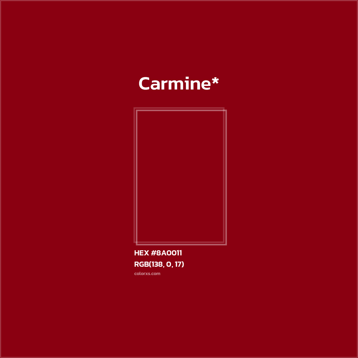 HEX #8A0011 Color Name, Color Code, Palettes, Similar Paints, Images