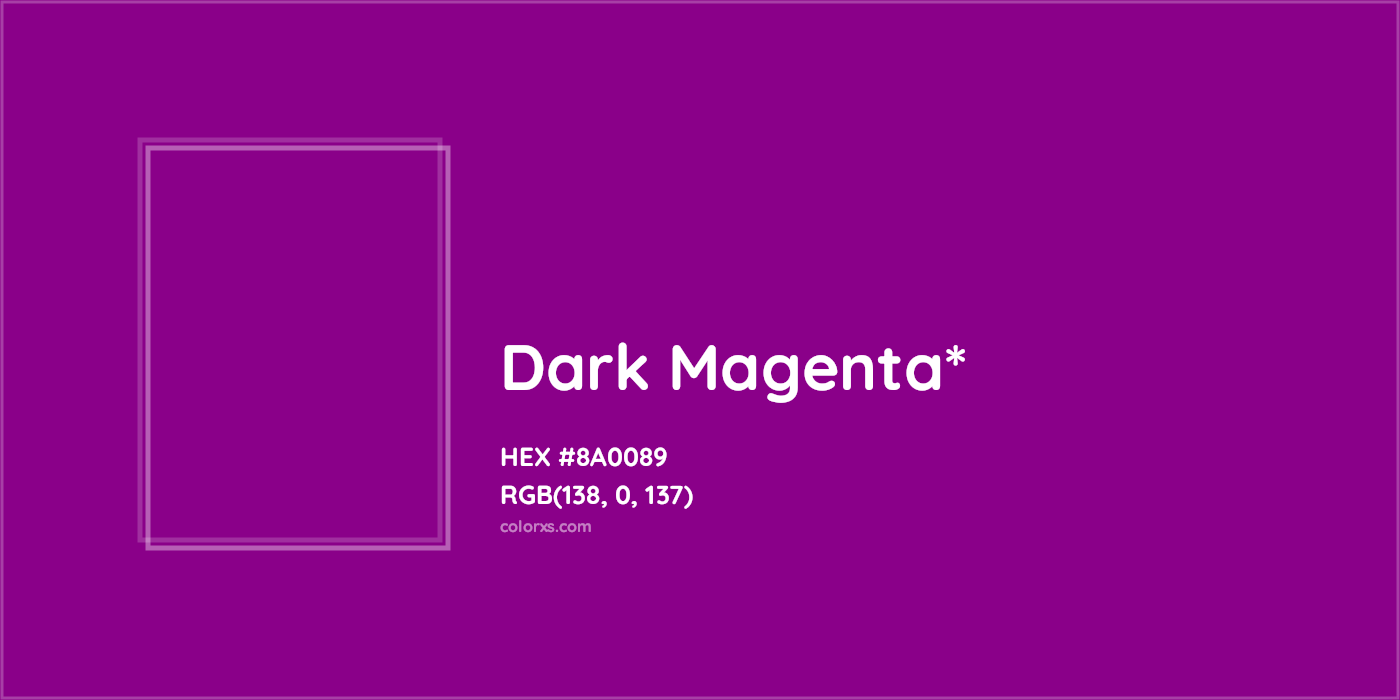 HEX #8A0089 Color Name, Color Code, Palettes, Similar Paints, Images