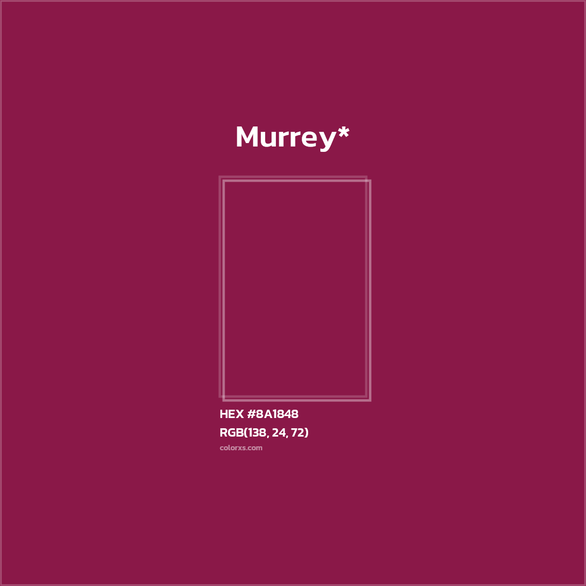 HEX #8A1848 Color Name, Color Code, Palettes, Similar Paints, Images