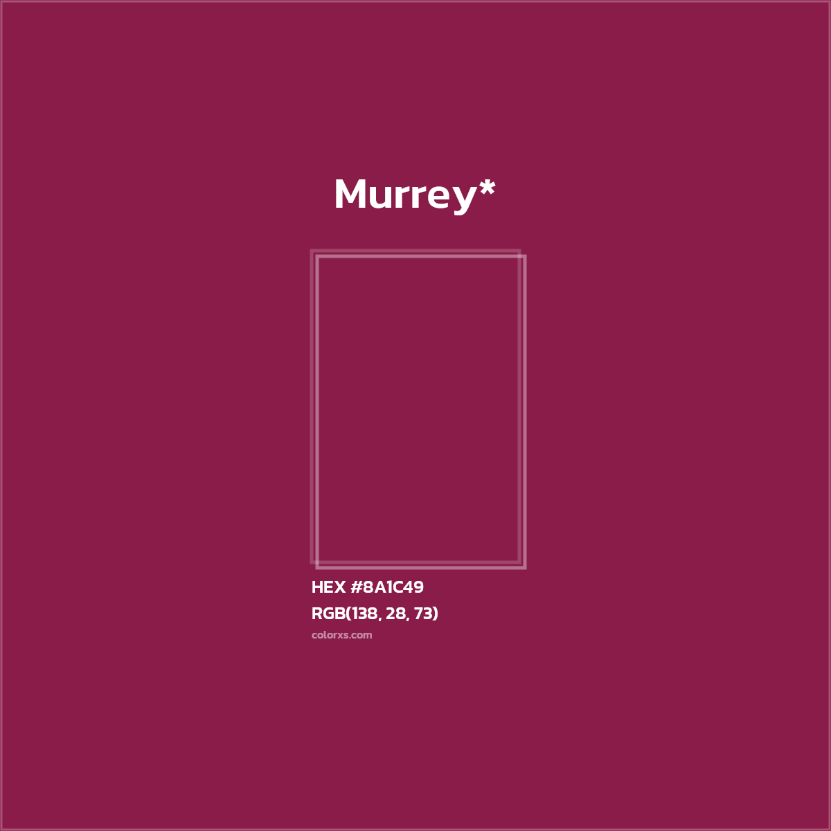HEX #8A1C49 Color Name, Color Code, Palettes, Similar Paints, Images