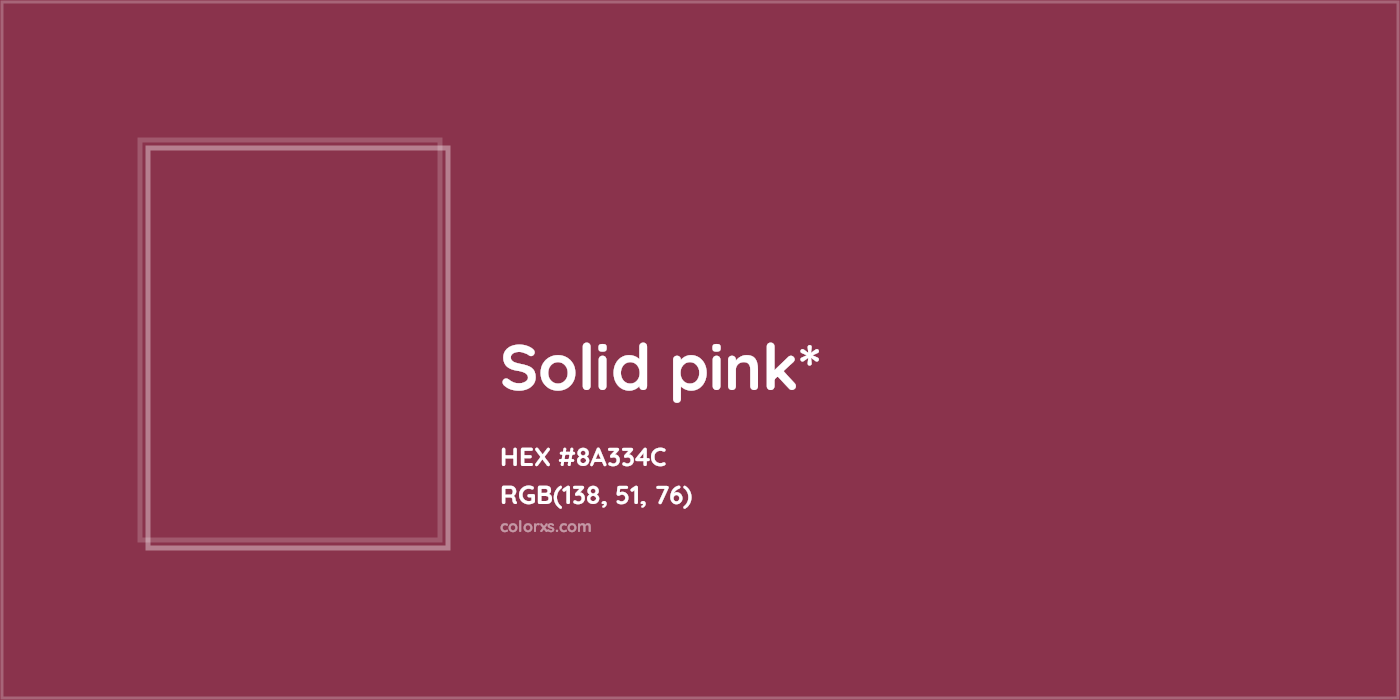 HEX #8A334C Color Name, Color Code, Palettes, Similar Paints, Images