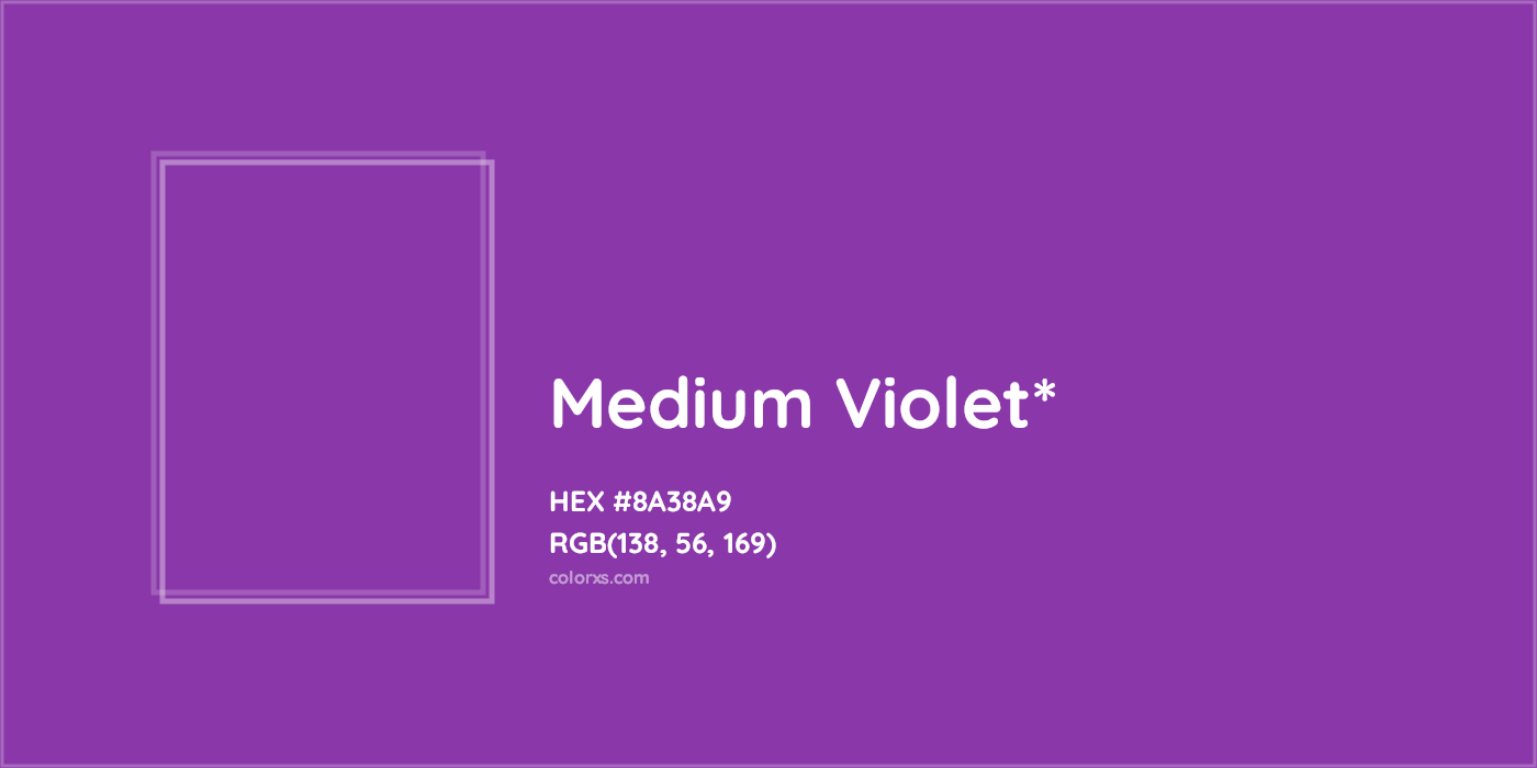 HEX #8A38A9 Color Name, Color Code, Palettes, Similar Paints, Images