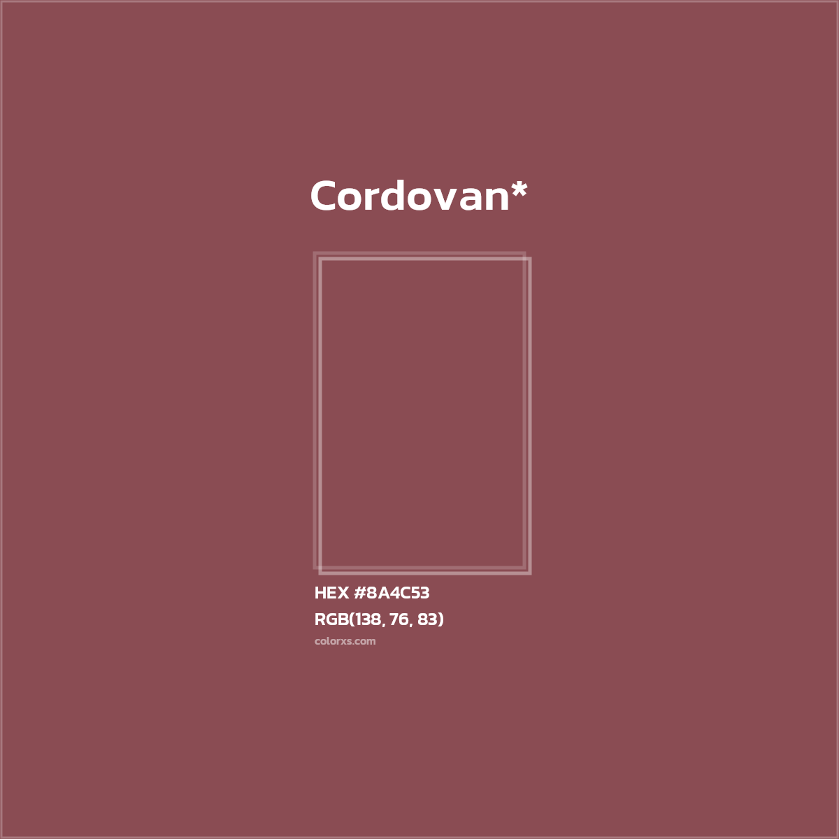 HEX #8A4C53 Color Name, Color Code, Palettes, Similar Paints, Images