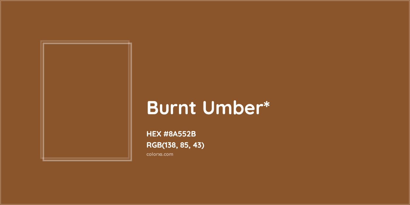 HEX #8A552B Color Name, Color Code, Palettes, Similar Paints, Images